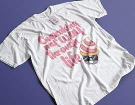 Nro 37 kilpailuun T-shirt designs for my cupcake shop! käyttäjältä sarahkheid