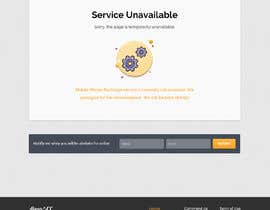 #21 para UX/UI Designer - Service unavailable page por WhynoDev