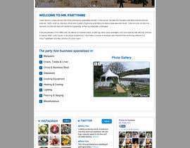 #25 for Create Website Design for a Party Hire Business af gravitygraphics7