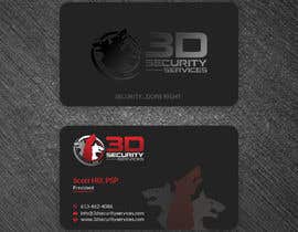 #250 for Professional Business Card Design for Security Company by ronyahmedspi69