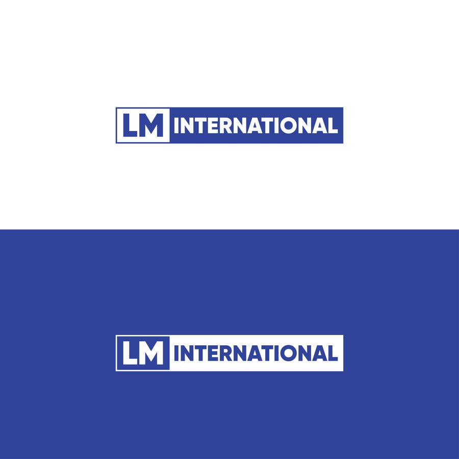 Entri Kontes #64 untuk                                                Logo design for LM International an aerospace defense woman owned company
                                            