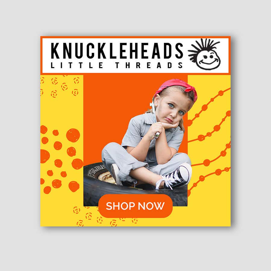 Entri Kontes #75 untuk                                                Banner for Advertising Knuckleheads Clothing
                                            