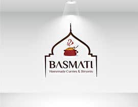 Nro 32 kilpailuun I need a logo designed for my new indian restaurant name “Basmati” and in small below the name “homemade curries &amp; biryanis” käyttäjältä JannatArni