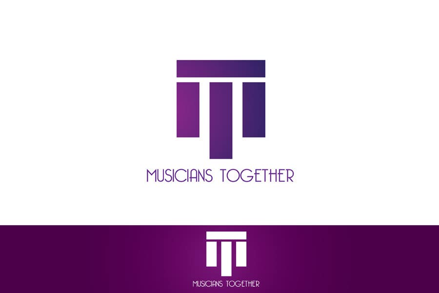 Tävlingsbidrag #34 för                                                 Logo Design for Musicians Together website
                                            