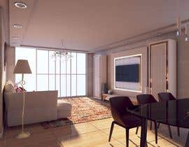 #38 for House entrance, living area and dining 3d interior design av asmaamohamed7104