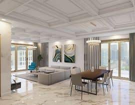 #20 para House entrance, living area and dining 3d interior design de HoomanSadeghi