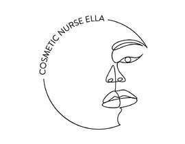 #22 for I need a fine line drawing of a female’s face inside a fine black circle. I want the words “Cosmetic Nurse Ella” in the upper left hand corner in a fine line font like in the example. af ALLSTARGRAPHICS