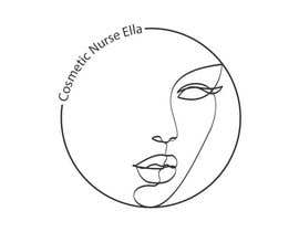 #29 for I need a fine line drawing of a female’s face inside a fine black circle. I want the words “Cosmetic Nurse Ella” in the upper left hand corner in a fine line font like in the example. af vw8319895vw