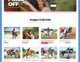 #13 for Web(shop) design for a equestrian sport photographer (only the design) by hosnearasharif