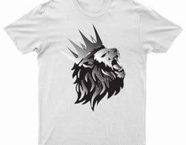 linayesmin tarafından Illustration for men&#039;s T-shirt - Lion with Crown için no 115