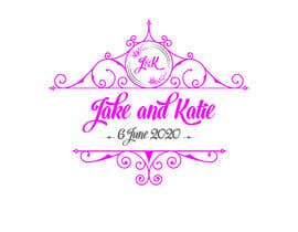 #64 for I need a wedding logo designed.  The names are Jake and Katie and the wedding date is June 6, 2020.  The wedding colors are light pink and light gray. by mdkawshairullah