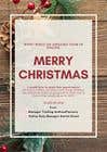 #6 para Edit and re-design professional christmas letter de seharwaheed1997