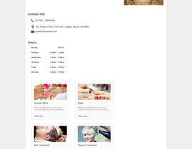 nº 8 pour Design a Website Mockup for Beauty Salon par Huntergersitz 