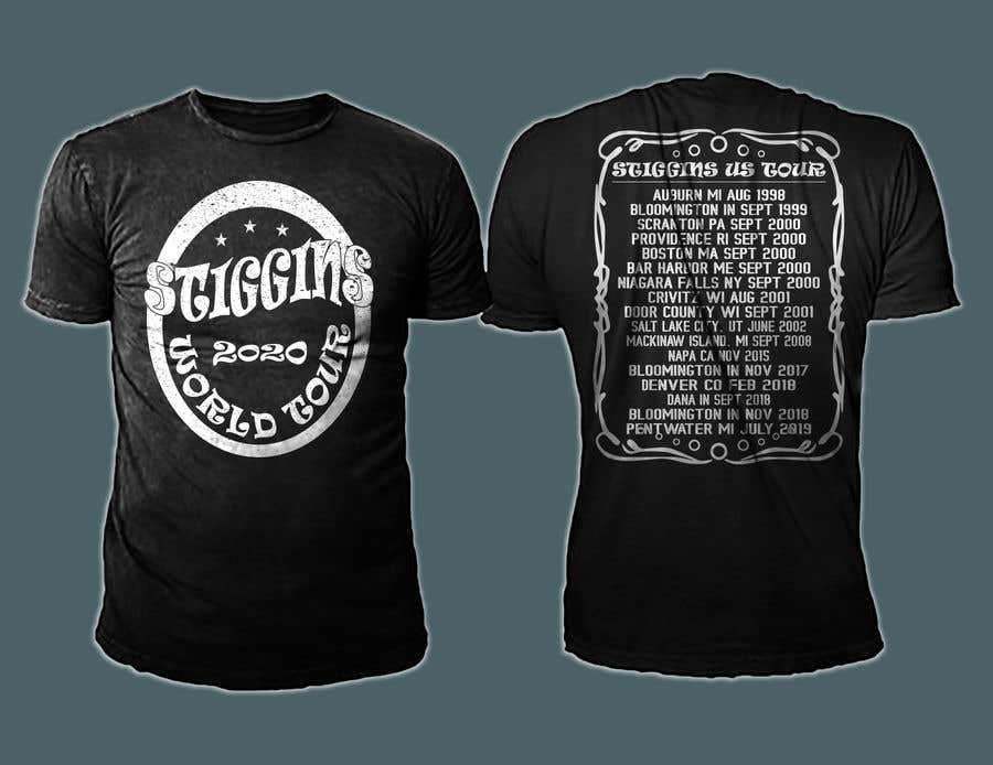 Penyertaan Peraduan #56 untuk                                                 Stiggins World Tour tee Shirt design
                                            
