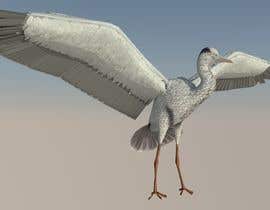 #4 para 3D model and animate a bird. Grey heron(Ardea cinerea) de azraneko