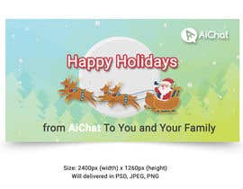 #70 para Design a Christmas greeting card for Facebook Post de Muhib10