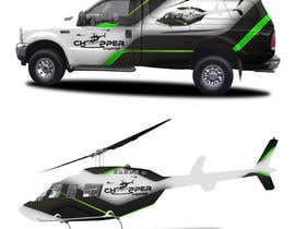 #151 for Helicopter AND Truck wrap design by RaihanMuhammad