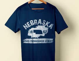#277 dla Create a &quot;Nebraska&quot; T-shirt from my example layout/mockup.  Make it awesome! przez biswajitgiri