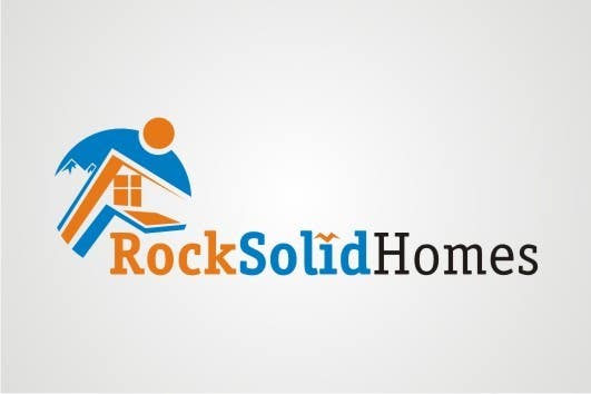 Tävlingsbidrag #5 för                                                 Logo Design for Rock Solid Homes
                                            