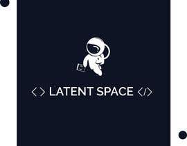 SakerR3 tarafından Astronaut logo for my brand &quot;Latent Space&quot; için no 60