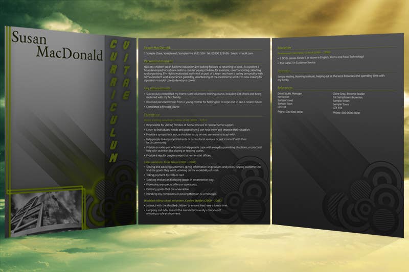 Kilpailutyö #1 kilpailussa                                                 Stationery Design for Yognel Resume (CV)
                                            