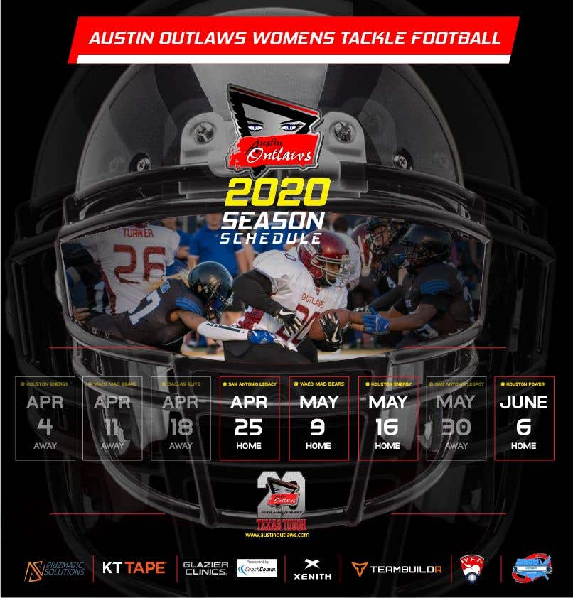 Contest Entry #26 for                                                 Womens Tackle Football Season Schedule
                                            