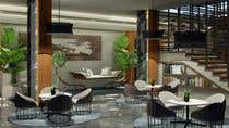 #16 cho Rendering for Hotel entrance, reception and lounge bar bởi Guminic