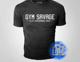 #21 para Gym Savage T- Shirt Mock up de nasirali339