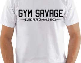 #18 para Gym Savage T- Shirt Mock up de sikdersabbir78