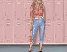 #78 para Draw a doll in modern glam or teenager clothes de Antonija93
