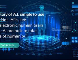 #81 for Web banner full screen about Artificial Intelligence by OKPdesigner