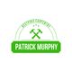 Miniaturka zgłoszenia konkursowego o numerze #4 do konkursu pt. "                                                    I need a logo designed for a carpenter. The company name is Patrick Murphy Bespoke Carpentry. I would like black font for the writing and sleek and corporate looking. Please include that green colour in the design somehow.
                                                "