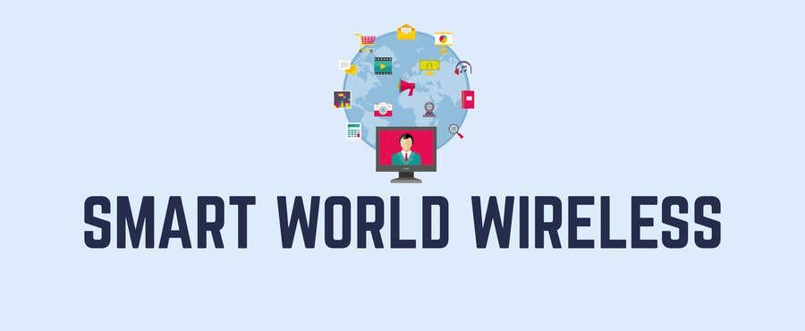 Participación en el concurso Nro.12 para                                                 I want a new logo for my company. My company name is Smart World Wireless.  New ideas and concepts that stand out.  I have a few images that i want ideas considered and incorporated.  Example like the picture of the world made of app icons of course a lit
                                            