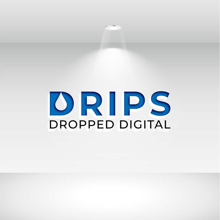 Participación en el concurso Nro.17 para                                                 I need a logo designed for my business, Drips Dropped Digital. A marketing agency that specializes in Email/SMS marketing- The 2 logos I’ve attached below are there to give you a reference of what I DO NOT want. Stay away from bright colored and crazy
                                            