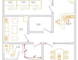 preetighosh2324 tarafından Create an office floor plan - 11/02/2020 15:41 EST için no 14
