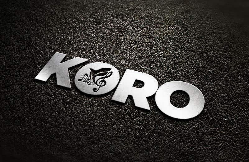 Kilpailutyö #15 kilpailussa                                                 Logo for an 8 member choir named KORO
                                            