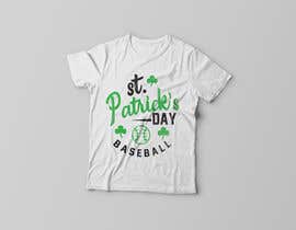 #24 para T-Shirt Design: Baseball Saint Patrick&#039;s Day Design de rayhanb551