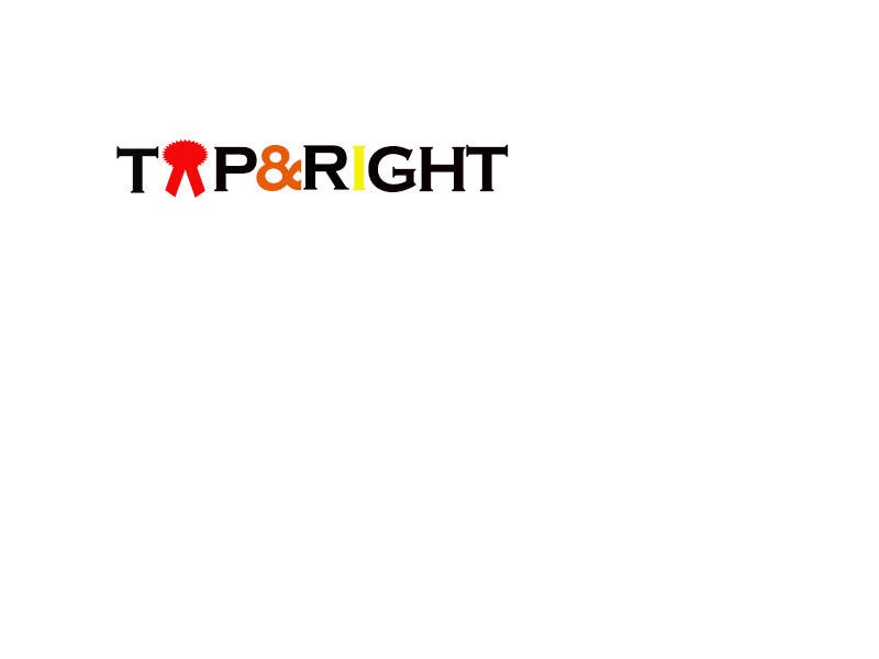 Penyertaan Peraduan #31 untuk                                                 Design a Logo for "Top & Right"
                                            