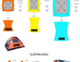 Nro 7 kilpailuun New color artwork for Tent and Sleeping bag launch 2020 käyttäjältä Spippiri