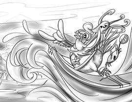 surajp0087님에 의한 Humorous drawing of a Surfing Chicken을(를) 위한 #21