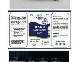 #26 para Design a &quot;hand sanitizer&quot; sticker label for 50mL bottle por mHussain77
