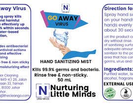 #16 para Design a &quot;hand sanitizer&quot; sticker label for 50mL bottle por dulalmia6347