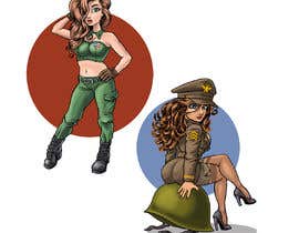 #34 para Draw 3 Pinup Model (example include) de fabianmarchal