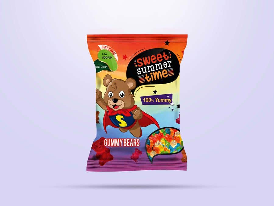 Wettbewerbs Eintrag #91 für                                                 Create a design for the packaging - Gummy Bear Candy package design
                                            