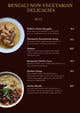 Entrada de concurso de Graphic Design #15 para Design a printable restaurant menu for dine-in and takeaway