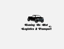 #41 for I need a logo for my business the name has to be included “Coming In Hot Logistics and Transport LLC” creative ideas with different font incorporating flames and possibly a graphic with a dually truck pulling a trailer like the ones shown in the images by hassanilyasw