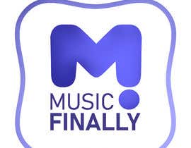 #105 pёr create a little square logo for a music online stream called MUSIC FINALLY nga abiliorojas
