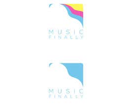 #127 pёr create a little square logo for a music online stream called MUSIC FINALLY nga tishan9