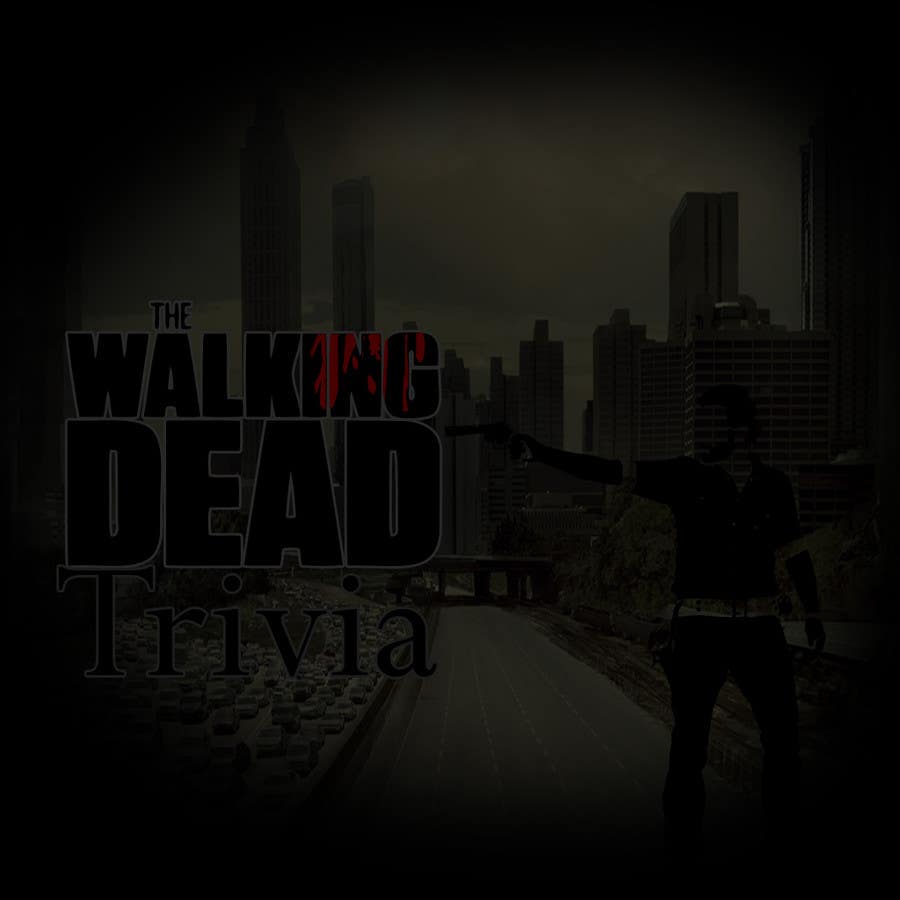 Kilpailutyö #36 kilpailussa                                                 Design an iPhone app icon for "Walking Dead Trivia" app
                                            