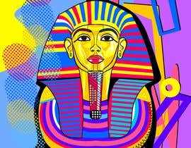 #72 ， Illustrate A Pharaoh And Text. 来自 LizaShtefan